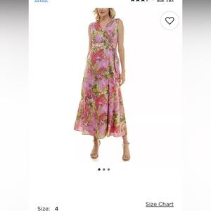 Taylor Women's Vibrant Floral Maxi Dress